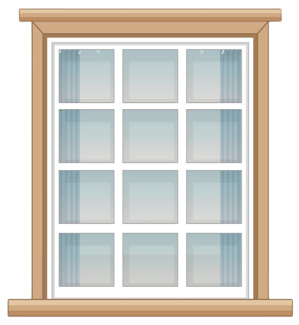 small window pane